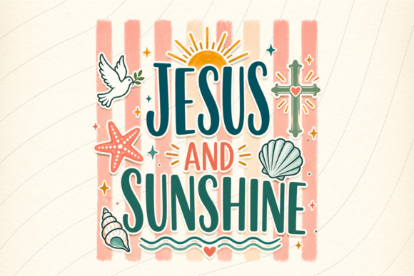 Christian Summer Beach Shirt PNG: Faith Meets Coastal Vibes