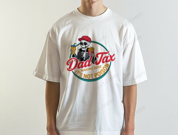 Dad Tax Skeleton PNG: A Cool Twist on Funny Dad Humor