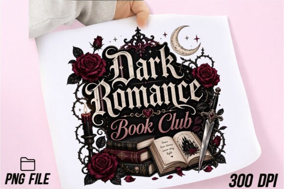 Dark Romance Book Club PNG: A Designer's Guide to Moody Bookish Graphics