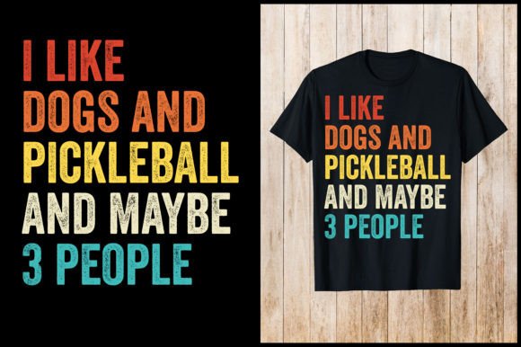 I Like Dogs and Pickleball T-Shirt: A Perfect Blend of Passion