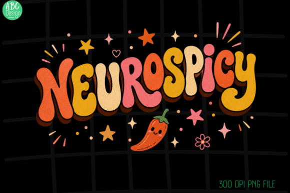 Neurospicy Cute Chili Pepper PNG: A Design Asset with Real Heat