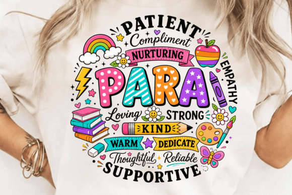 Para Appreciation PNG: A Back to School Design Essential