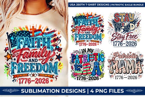 USA 250th Anniversary T-shirt PNG Design: A Blueprint for Patriotic Merchandise